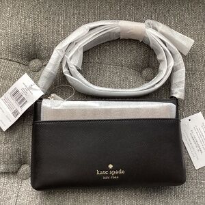 Kate Spade New York textured leather crossbody bag with removable pouch
